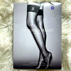 Victoria's Secret Purple Thigh Highs with Logo